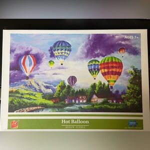 COMPLETE 1000 piece Hot Balloon Jigsaw Puzzle